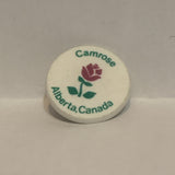 Camrose Alberta Canada Wild Rose Lapel Hat Pin