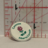 Camrose Alberta Canada Wild Rose Lapel Hat Pin