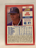 #331 John Dopson Boston Red Sox 1990 Score Baseball Card