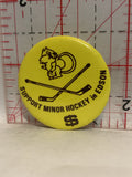 Support Minor Hockey in Edson Squrriel Mascot Button Pinback