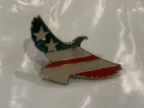Eagle USA American Flag Lapel Hat Pin