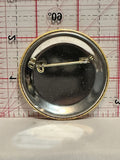 The Bay Kiss a Med-Hatter Button Pinback