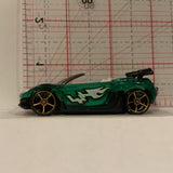 Green Trak-Tune ©2003 Hot Wheels Diecast Car GQ