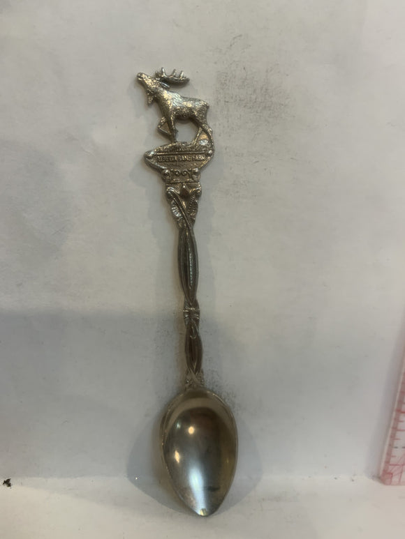 Alberta Game Farm Moose Souvenir Spoon