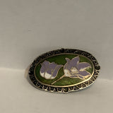 Purple Tulip Flowers Lapel Hat Pin