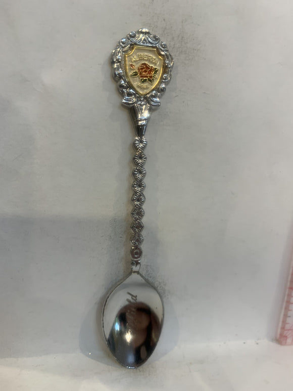 Tofeild Alberta Wild Rose Souvenir Spoon