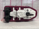 Purple Nautical Research Vessel Hovercraft 2000 Matchbox Diecast Car