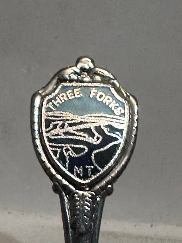 Thre Forks Montana  Souvenir Spoon
