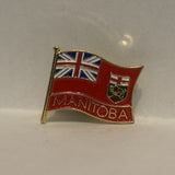 Manitoba Provincial Flag Lapel Hat Pin