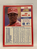 #338 Ken Griffey Sr Cincinnati Reds 1990 Score Baseball Card