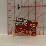 Manitoba Provincial Flag Lapel Hat Pin