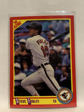 #339 Steve Finley Baltimore Orioles 1990 Score Baseball Card