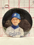 LA Dodgers Little Boy Baseball Button Pinback