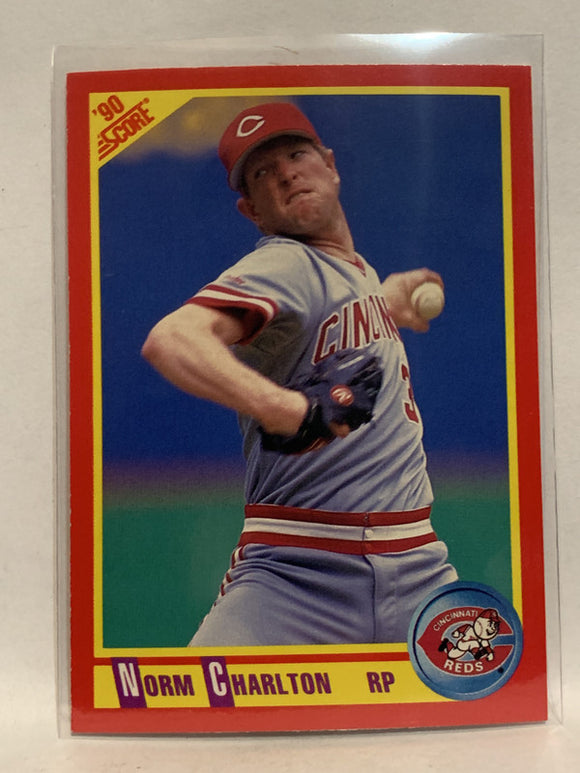 #248 Norm Charlton Cincinnati Reds 1990 Score Baseball Card
