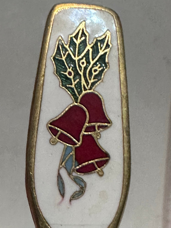 Christmas Bells Holly  Souvenir Spoon