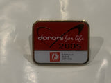 Donors For Life 2005 Canadian Blood Services Lapel Hat Pin