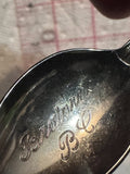 Bralorne British Columbia Gold Panner  Souvenir Spoon