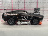 Black Matias Motors 1968 Mustang DTX47 M36 2002 2016 Hot Wheels Diecast Car