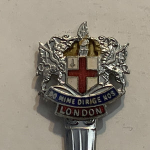 London Motto Coat of Arms Collectable Souvenir Spoon BT