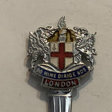 London Motto Coat of Arms Collectable Souvenir Spoon BT