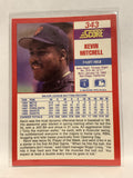 #343 Kevin Mitchell San Francisco Giants 1990 Score Baseball Card