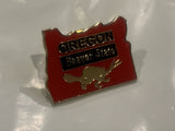 Oregon Beaver State Lapel Hat Pin