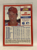 #344 Joel Youngblood Cincinnati Reds 1990 Score Baseball Card