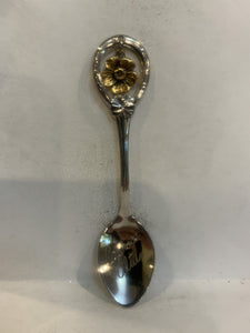 Camrose alberta Wild Rose Souvenir Spoon
