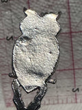 Medicine Hat Alta Alberta Green Jewell Owl  Souvenir Spoon