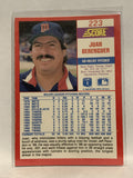 #223 Juan Berenguer Minnesota Twins 1990 Score Baseball Card