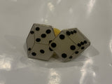 Pair of Dice Lapel Hat Pin