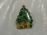 Christmas Tree Presents Lapel Hat Pin