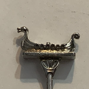 Viking Alberta Long Boat Collectable Souvenir Spoon BT