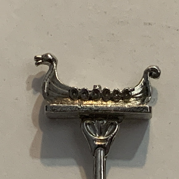 Viking Alberta Long Boat Collectable Souvenir Spoon BT