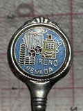 Reno Nevada Casino Games  Souvenir Spoon