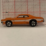 Orange 71 Dodge Demor Hot Wheels Diecast Car BM