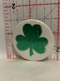 Green Shamrock Button Pinback