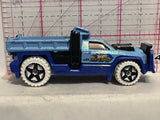 Blue Winter Service Snowplow BDC83 J02 2013 Hot Wheels Diecast Car
