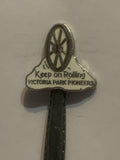 Keep on Rolling Victoria Park Pioneers Ontario Souvenir Spoon