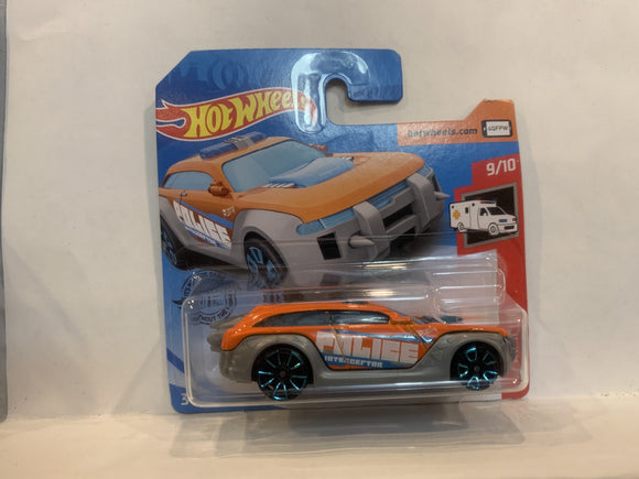Orange Police HW Pursuit HW Rescue 2018 Hot Wheels Short Card New Diecast Cars AB