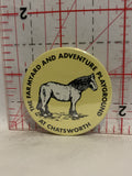 The Farmyard and Advanture Playground at Chatsworth Button Pinback