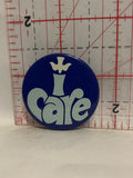 I Care Dove Button Pinback
