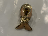 Pink Ribbon Butterfly Lapel Hat Pin