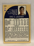 #429 Eric C Leckner Sacramento Kings 1990 NBA Hoops Basketball Card