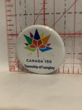 Canada 150 Township of Langley Button Pinback