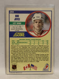 #291 Bob Joyce  Washington Capitals 1990 Score Hockey Card