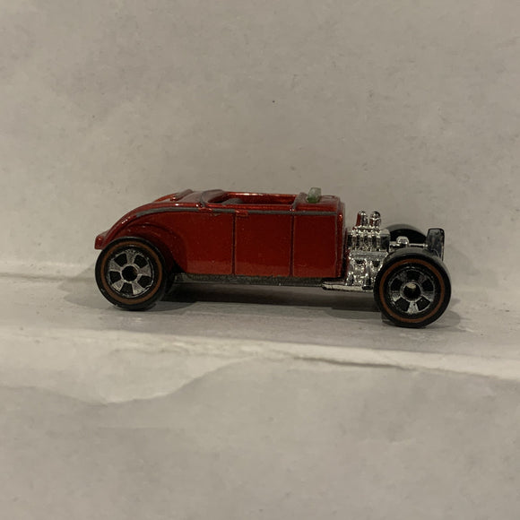 Red  Hot Rod Unbranded Diecast Car BO