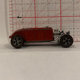 Red  Hot Rod Unbranded Diecast Car BO