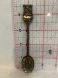 Christmas 1977 Fireplace Child Stockings Souvenir Spoon