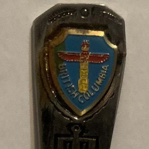 Vancouver British Columbia Totem Pole Collectable Souvenir Spoon EA